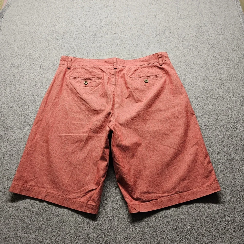 Banana Republic Chino Shorts Mens 36 Red Cotton Summer Casual 950998-01